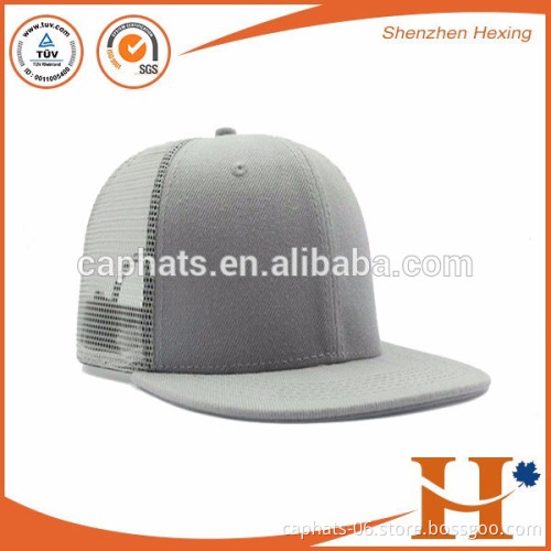 Fashion design custom print plain blank snapback trucker hat